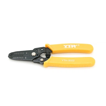 Инструмент для зачистки кабеля 7-1 Stripper YTH-5022, yellow, AWG24-14
