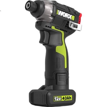 Электрошуруповерт WORX 12V 160N с бесщеточным двигателем WU132X.4 (4.0AH, от одной батареи), мини-дрель-шуруповерт из стали.