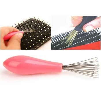 Інструмент для очищення щітки від волосся Hair Brush Cleaner, металевий очищувач для гребінців та масажних щіток