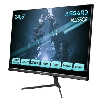Монітор ASGARD Gaming 24.5' AS255QF IPS Black 300Hz