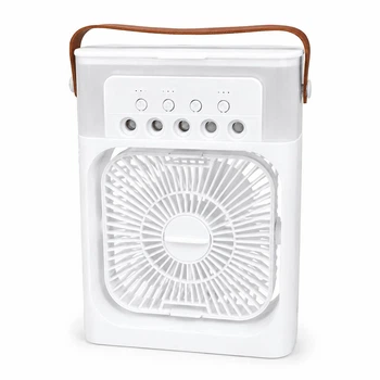 Настольный мини-кондиционер Mini Cooling Fan с водяным резервуаром 600 мл, USB-питанием и охлаждением воздуха