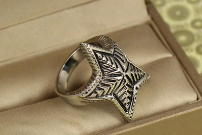 Кільце Xuping Jewelry Рок зірка р 17 сріблясте