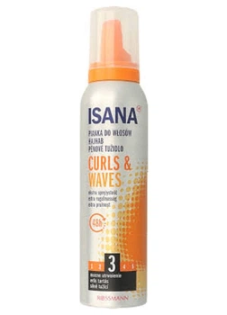 Пінка для стайлінгу хвилястого волосся Isana Curls&Waves 150 мл