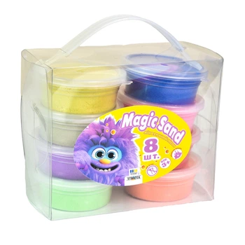 Набор кинетического песка "Magic sand" 39406 в наборе 8 штук