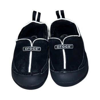 Дитячі крокси сліпони для дівчинки Crocs Kids Dawson Slip-On Black (25/26, чорний)