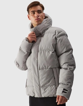 Пухова куртка 4F Hip Length Сірий 2XL 4FWAW24TDJAM479-25S