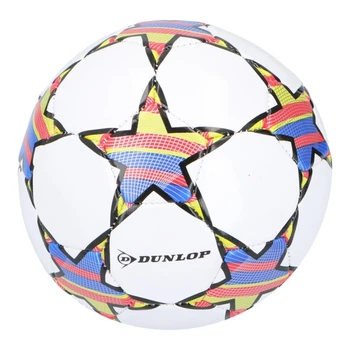 Мяч футбольный тренировочный миниатюрный Dunlop 32 панели размер 2 White/Red (5904501204996)