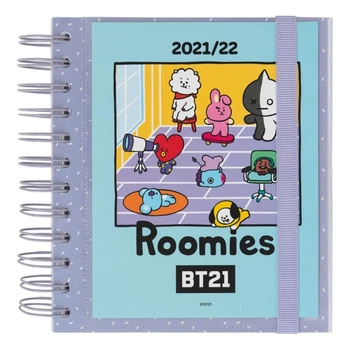 Календарь BT21 школьный планер 2021/2022 Blue (ADPM2103)