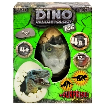 Набор для творчества Яйцо динозавра, раскопки 4-в-1 Dino Paleontology EGG (DP-03-01) (0010-1639)