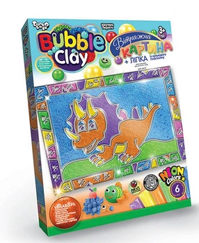 Вітражна картина Bubble Clay Динозаврик (BBC-02-01U) (0010-1131)