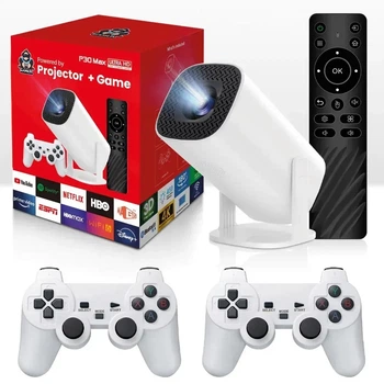 Смарт-проектор з 2 джойстиками P30 MAX WiFi Bluetooth для дому