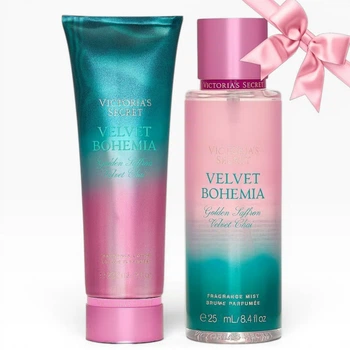 Подарунковий набір Victoria's Secret Velvet Bohemia Fragrance Lotion + Mist (9014/9010)