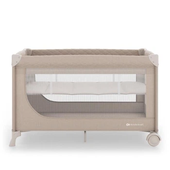 Кровать-манеж Kinderkraft Leody UP Beige (KCLEODUPBEG0000)