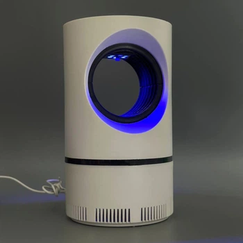 Лампа ловушка от насекомых KS-668 Mosquito Killer UV Lamp USB 21.4 см белая