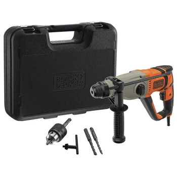 Перфоратор сетевой Black+Decker SDS+ 850 Вт 2.2 Дж 3 режима с аксессуарами в кейсе BEHS02K-QS