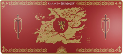 Podkładka gamingowa Lexip X Tsume Game of Thrones Lannister XXL Red (TSXLXMP0007)