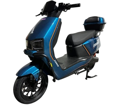 Електричний скутер Corso Grande GR-604047 (1) + 1 ЯЩИК АКУМ, двигун 2000W, акумулятор графеновий 72V/35Ah, колеса 12``, кофер, в коробці - Синій