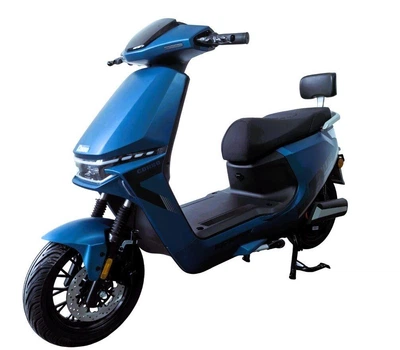 Електричний скутер Corso Sirius SR-260108 (1) + 1 ЯЩИК АКУМ, двигун 2000W, акумулятор графеновий 72V/35Ah, колеса 12``, в коробці - Синій