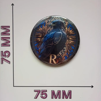 Значок Harry Potter Гарри Поттер Ravenclaw Рейвенклов 7,5 см (21721)