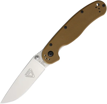 Ніж Ontario Knife RAT II Linerlock Coyote brown (D2)