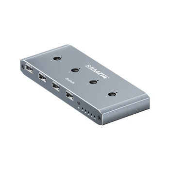 KVM-перемикач SAMZHE KVM-43 4-портовий HDMI 4K