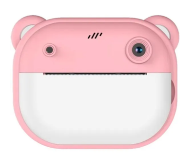 Фотокамера моментальной печати Bambi Frog pink Pink