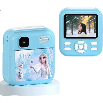 Фотоаппарат Disney PC02 Elsa детский игрушечный с мгновенной печатью