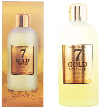 Woda toaletowa męska Luxana Seven Gold 1000 ml (8414152190007)