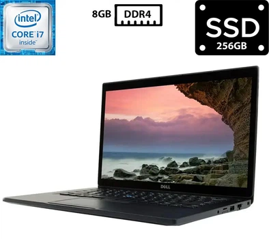 Ноутбук Dell Latitude 7480 14" IPS 1920x1080 Core i7-6650U 2.20GHz 8GB DDR4 SSD 256GB Intel Iris Graphics 540 Камера (D7480i7R8S256A3) Б/В