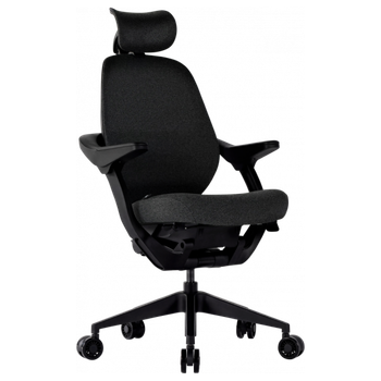 Офисное эргономичное кресло GT Racer B-6333 Fabric Dark Gray/Black