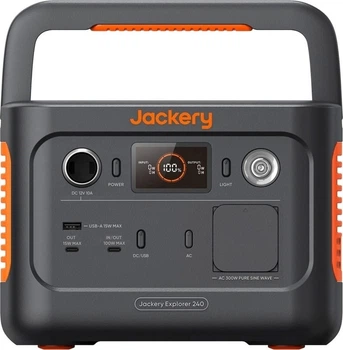 Stacja ładująca Jackery Explorer 240 v2 / 300 W / 256 Wh / LiFePO4 (21-0001-000213)