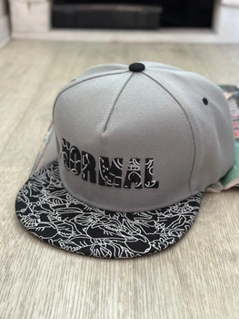 Кепка снепбек (Snapback) Normal Сірий з чорним 56-61р (9100)