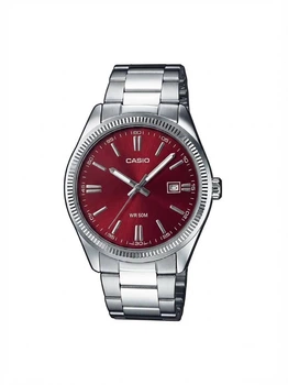 Мужские часы Casio MTP-1302D-1A1VEF серый-красный
