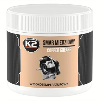 Медная смазка 500 г K2 COPPER GREASE для болтов, гаек и резьбовых соединений (K20808)