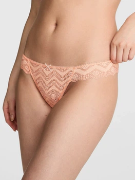 Трусики танга женские Victoria's Secret 882116156 L Оранжевые (1161102444)