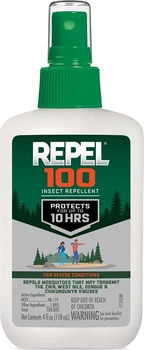 Спрей від комарів REPEL 100 Insect Repellent Виготовлено в USA 100% ДЕТ
