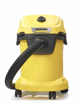 Пилосос Karcher WD 3 1000 Вт, 17 л, для сухого та вологого прибирання, жовтий