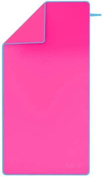 Ręcznik NILS CAMP NCR11 z mikrofibry 140 x 70 cm Różowy (5907695592955)