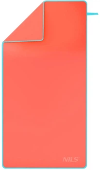 Ręcznik NILS CAMP NCR11 z mikrofibry 140 x 70 cm Koralowy (5907695555066)