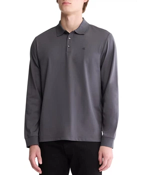 Мужской лонгслив-поло Calvin Klein 1159843817 (Серый XXL)