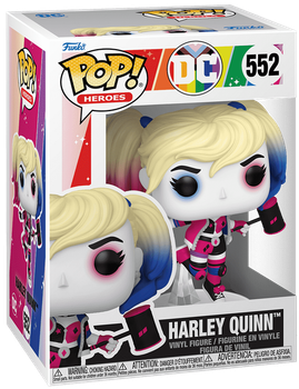 Фигурка Funko Pop! HEROES: DC Comics — #552 Harley Quinn (Pride Flag), Харли Квинн (Радужный флаг)