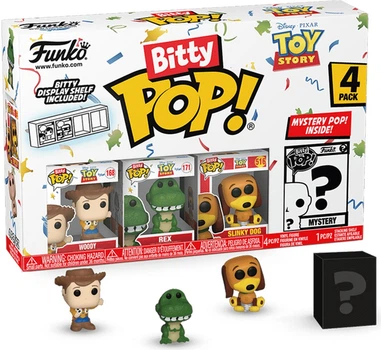 Набір фігурок Bitty Pop! Disney Pixar: Toy Story (Історія іграшек) — #73042 Вуді (4 фігурки в асортименті)