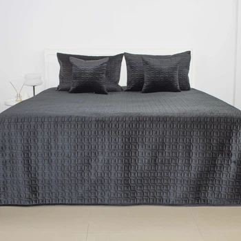 Покривало ТЕП "VELOUR" Чорний/Мозаїка, 220x240