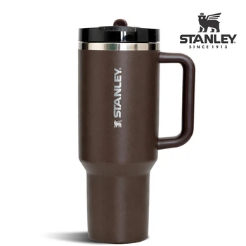Термочашка Stanley The Quencher ProTour Flip Straw Tumbler 40 oz (1,182 л) Темно-коричневая