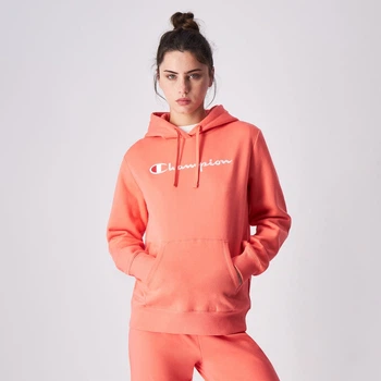 Women‘s Big Logo Slim Fit Hoodie Red S - Champion