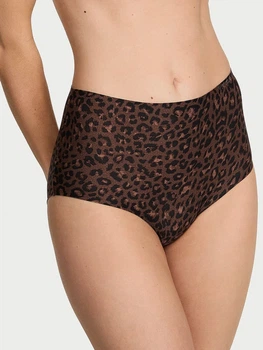 Гладкие трусики брифы Flex Victoria's Secret с логотипом 1160025217 (Леопардовый XL)
