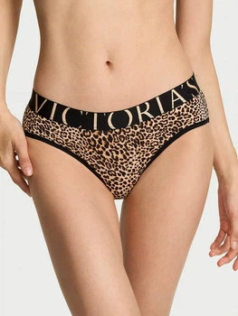 Трусики хипхаггеры Victoria's Secret с логотипом 1160962716 (Леопардовый L)