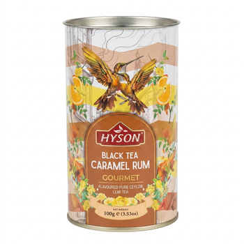 Чай Хайсон Gourmet Black Caramel Rum 100г