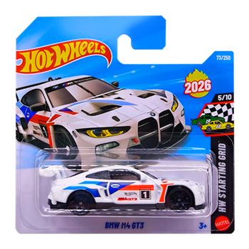 Машинка Базова Hot Wheels BMW M4 GT3 HW Starting Grid 1:64 JNG69 White