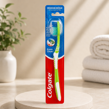 Зубна щітка Colgate Extra Clean середньої жорсткості, 1 шт